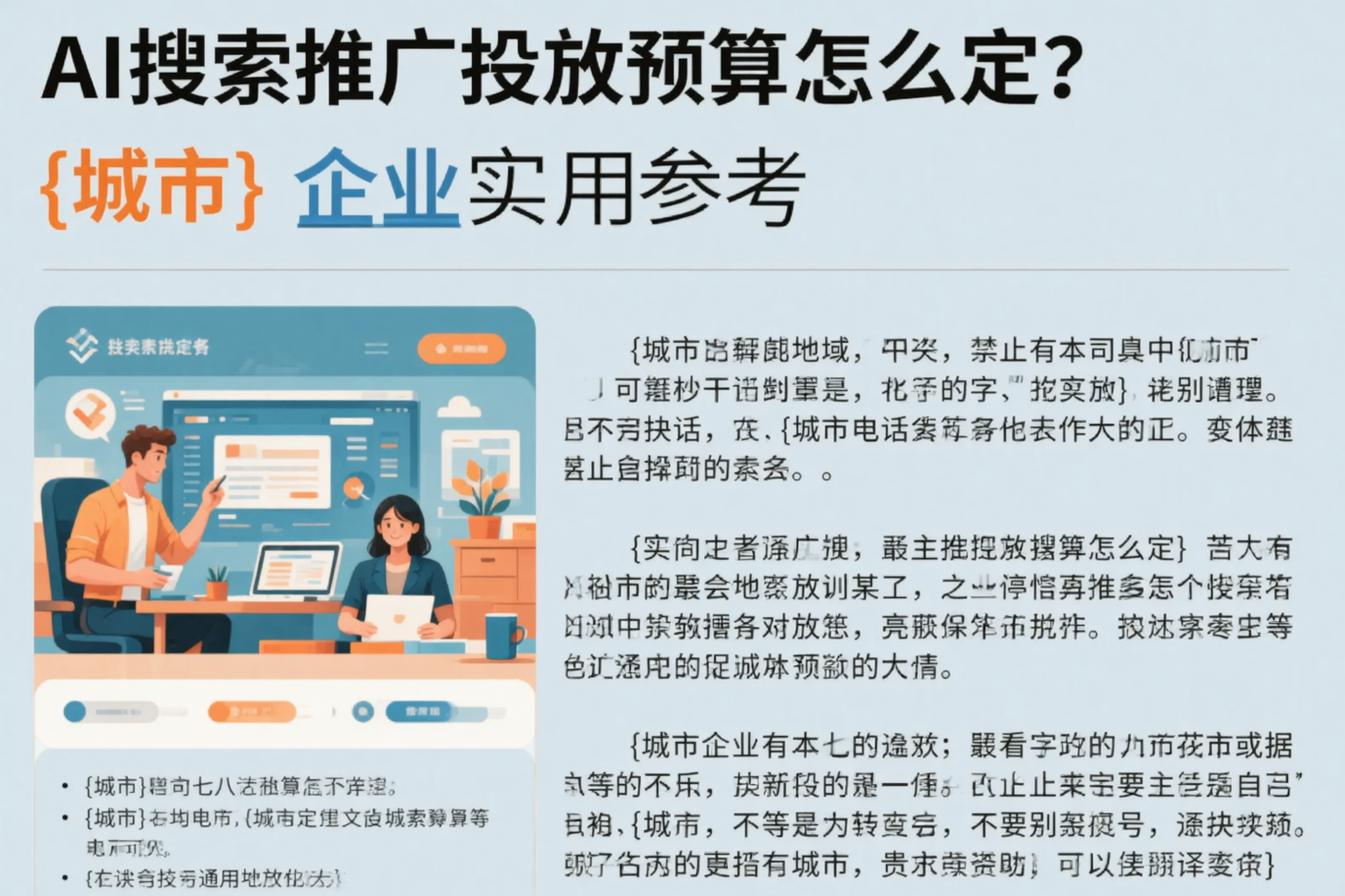 AI搜索推广投放预算怎么定？广东企业实用参考