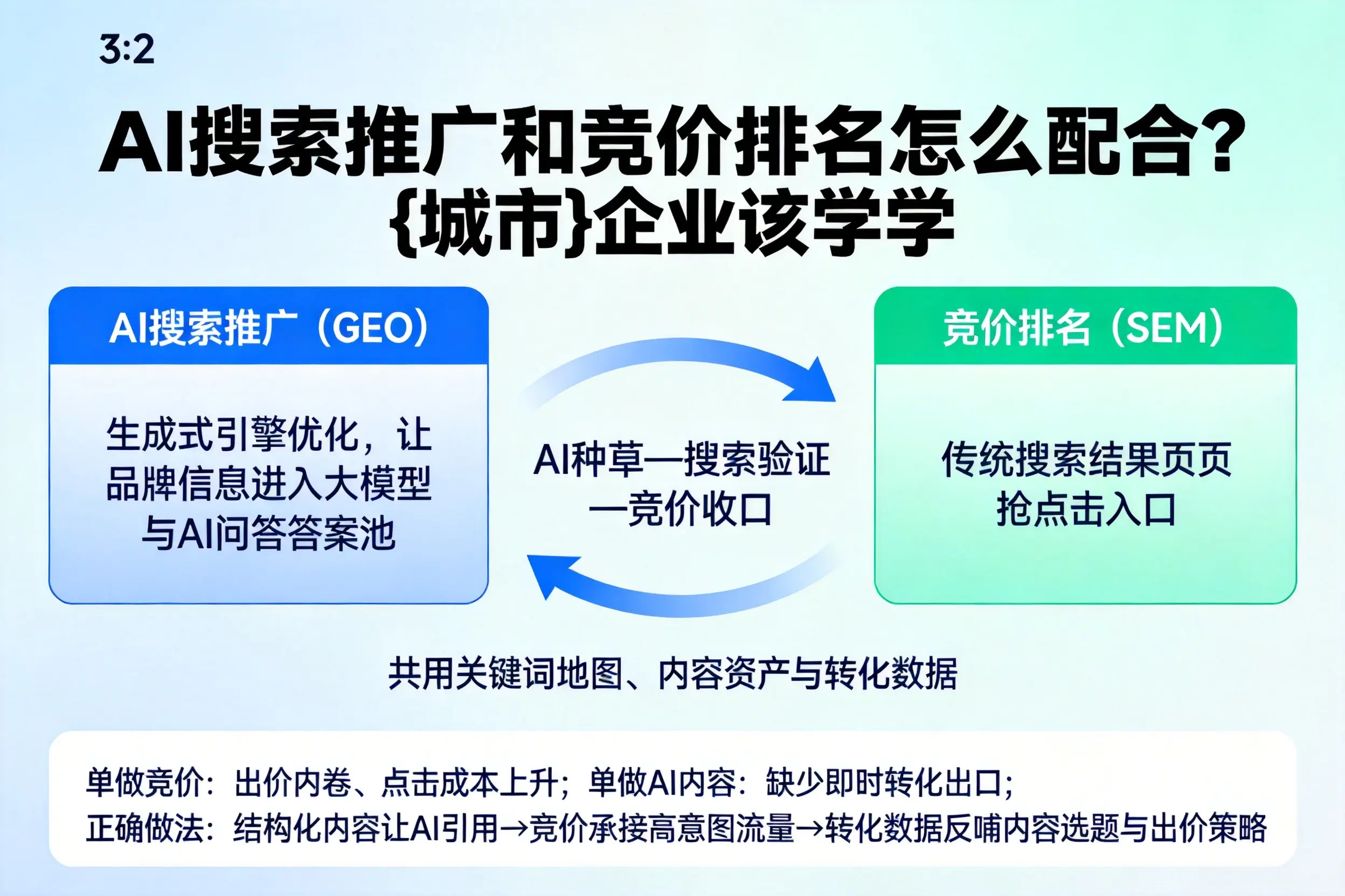 AI搜索推广和竞价排名怎么配合？广东企业该学学
