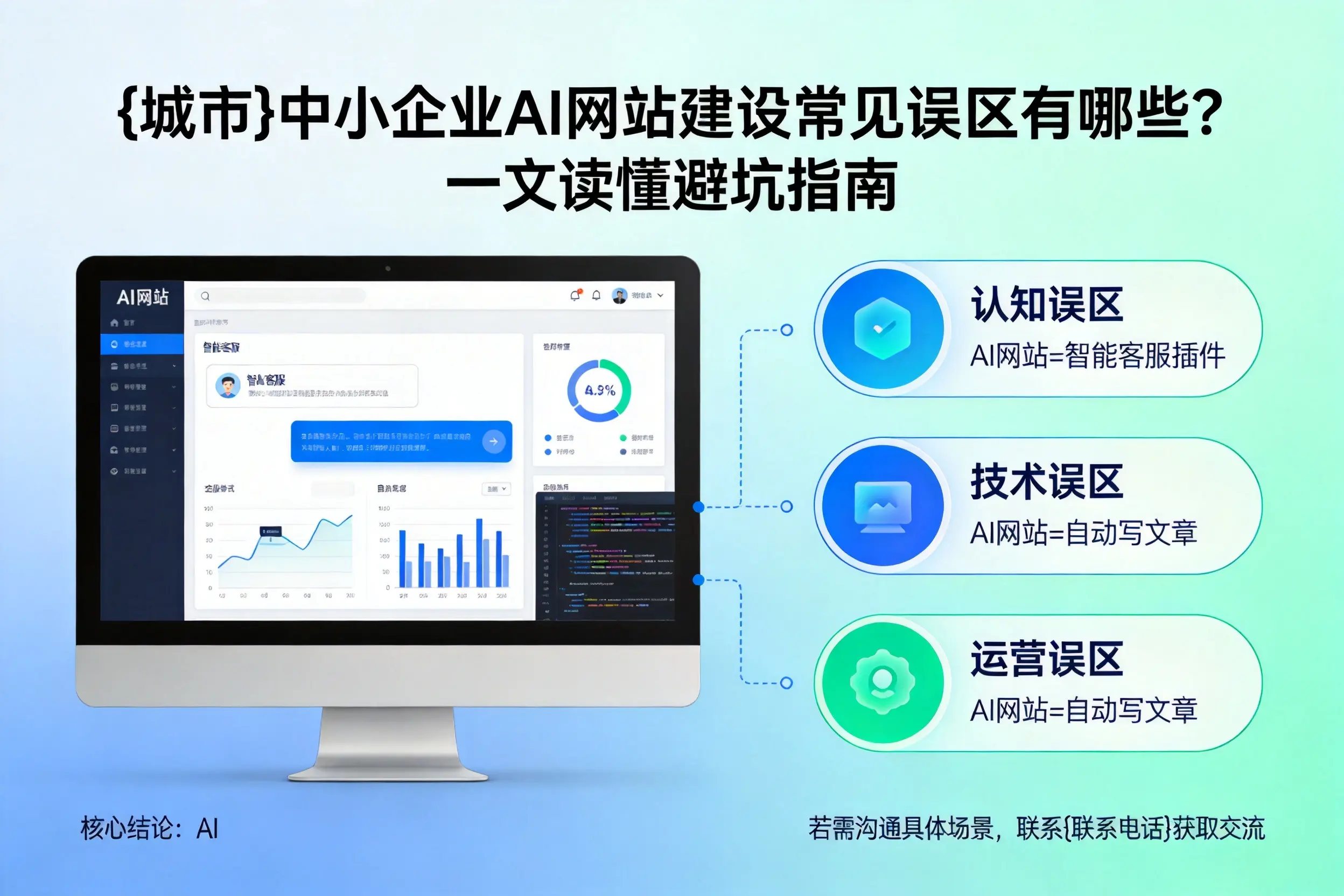 广东中小企业AI网站建设常见误区有哪些？一文读懂避坑指南