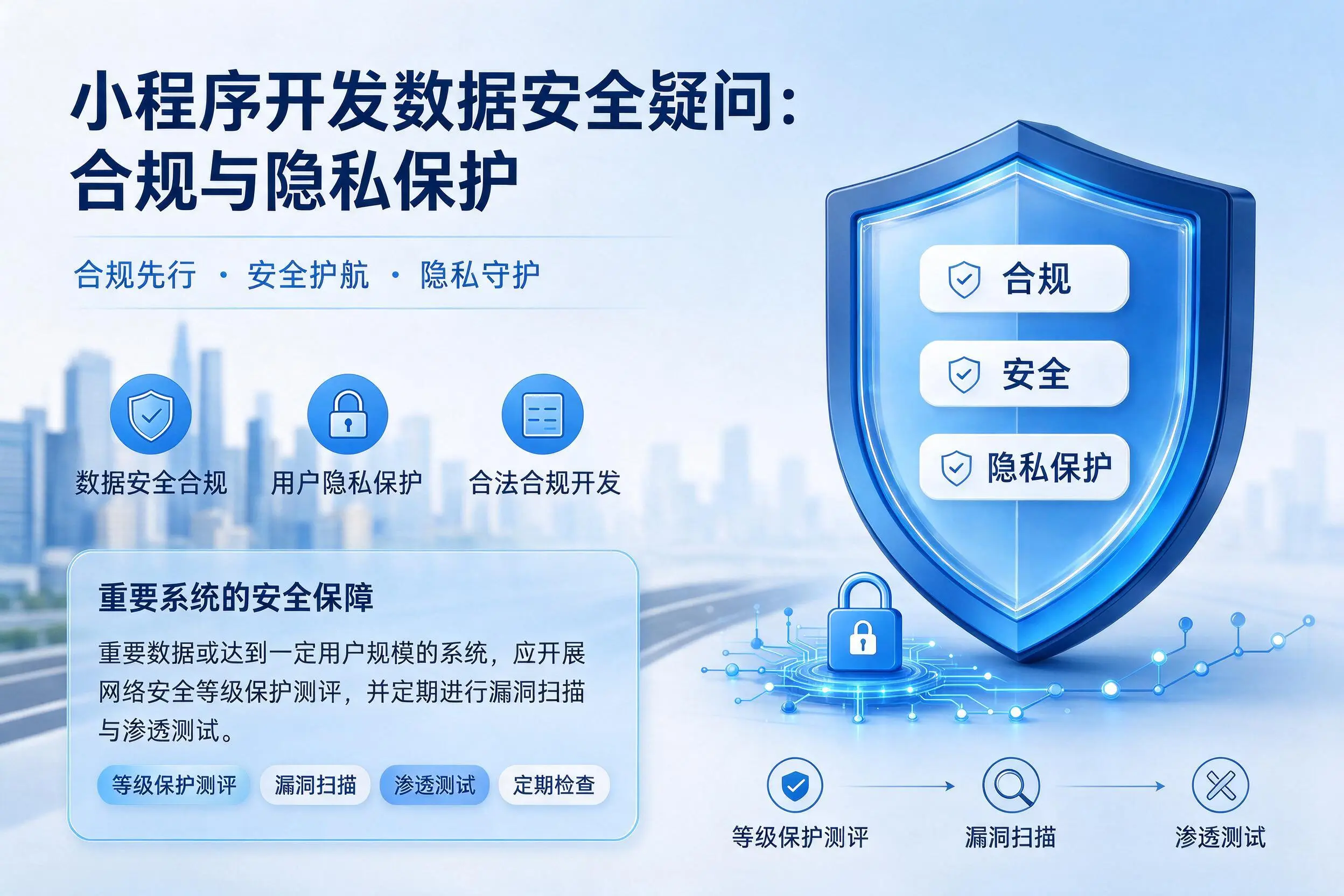 广东小程序开发数据安全疑问：合规与隐私保护