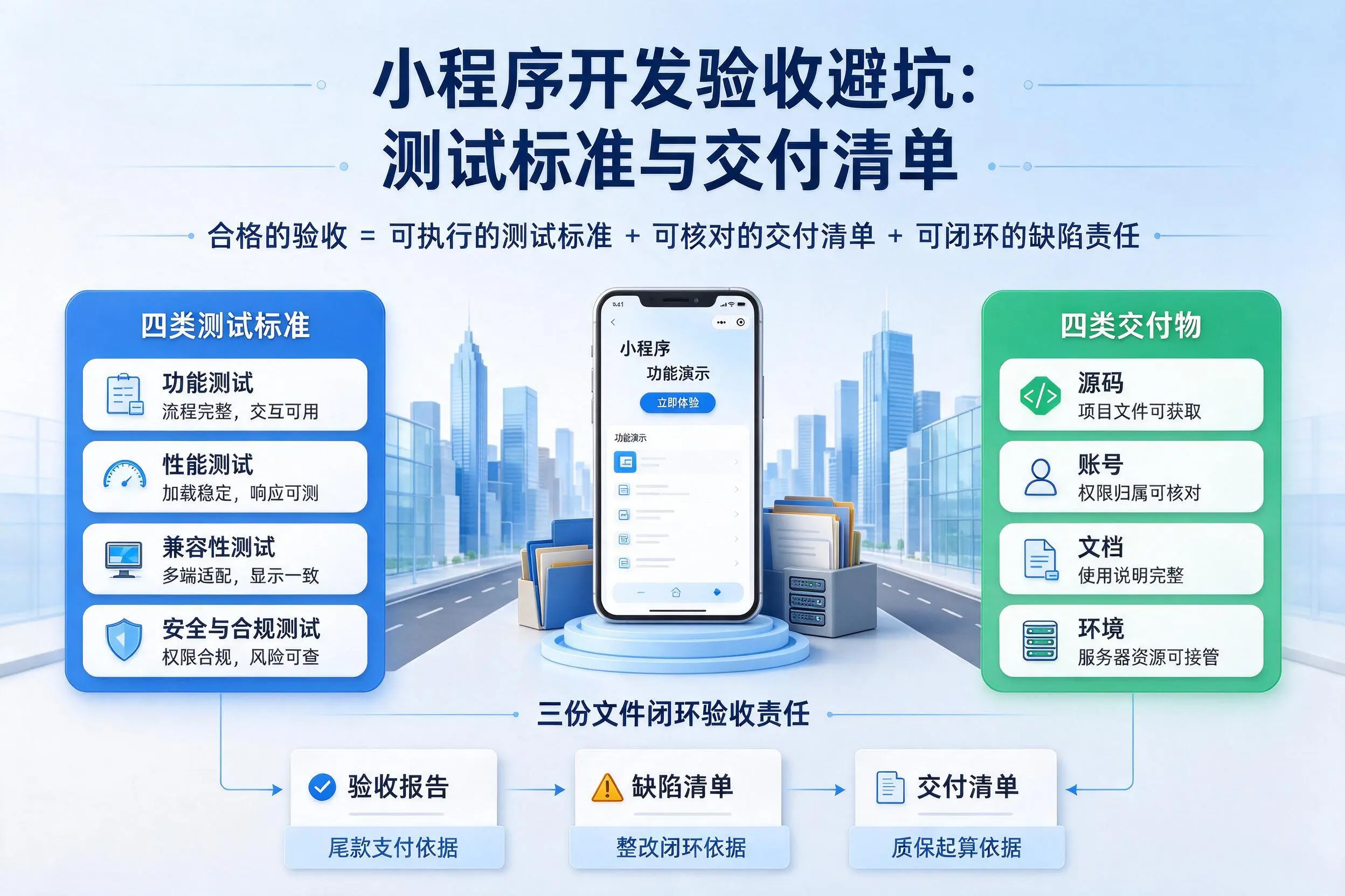 广东小程序开发验收避坑:测试标准与交付清单