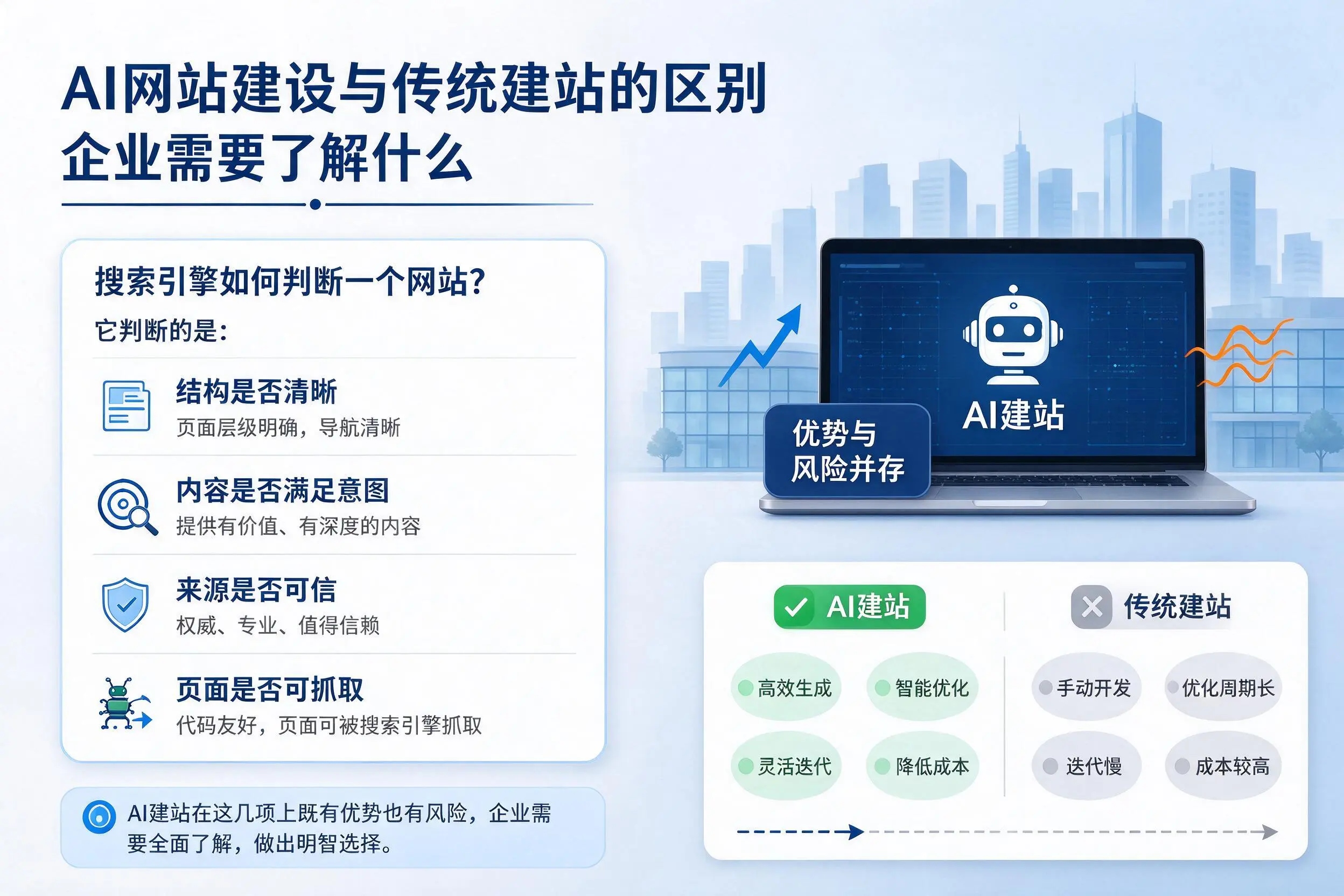 AI网站建设与传统建站的区别，广东企业需要了解什么