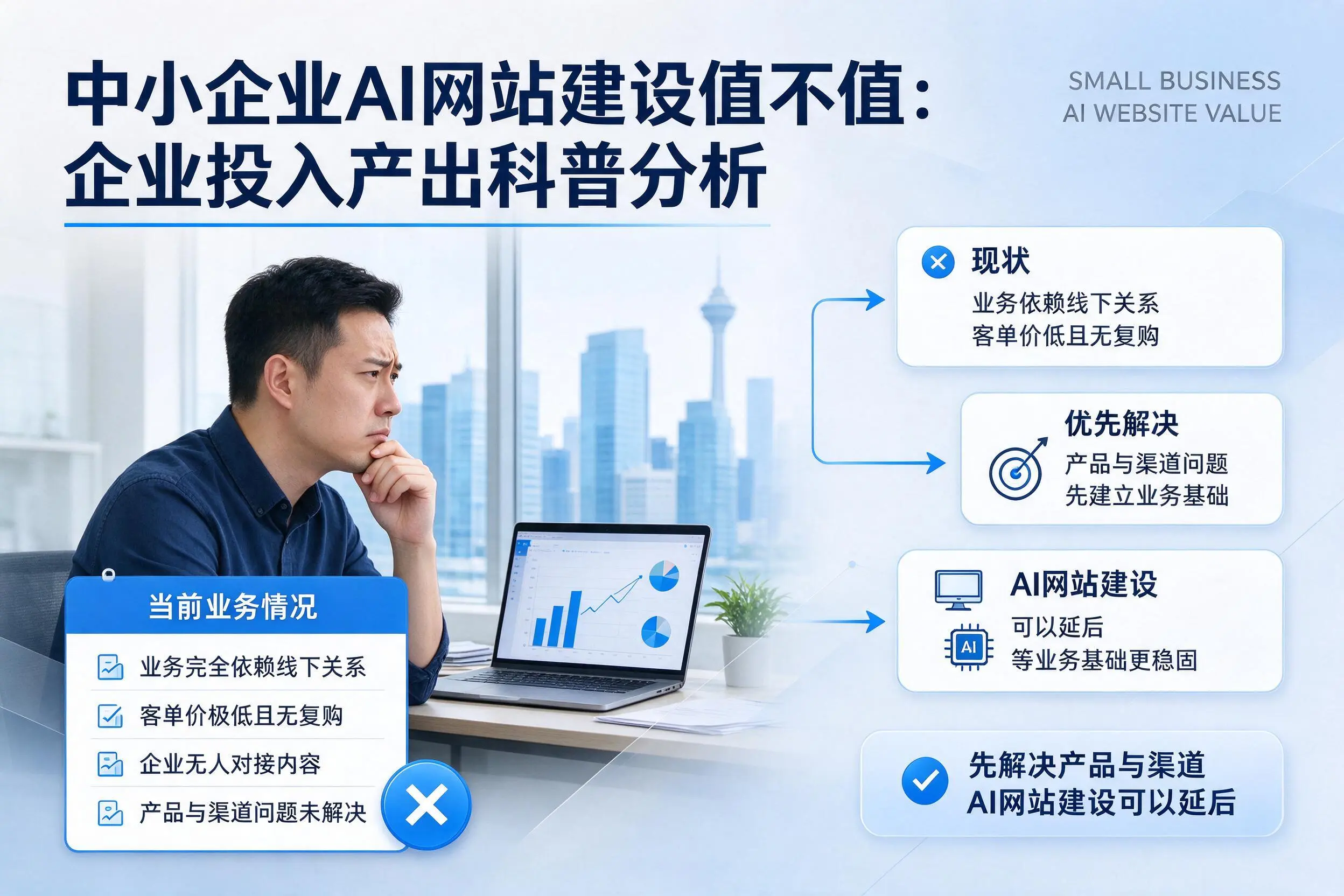 中小企业AI网站建设值不值：广东企业投入产出科普分析