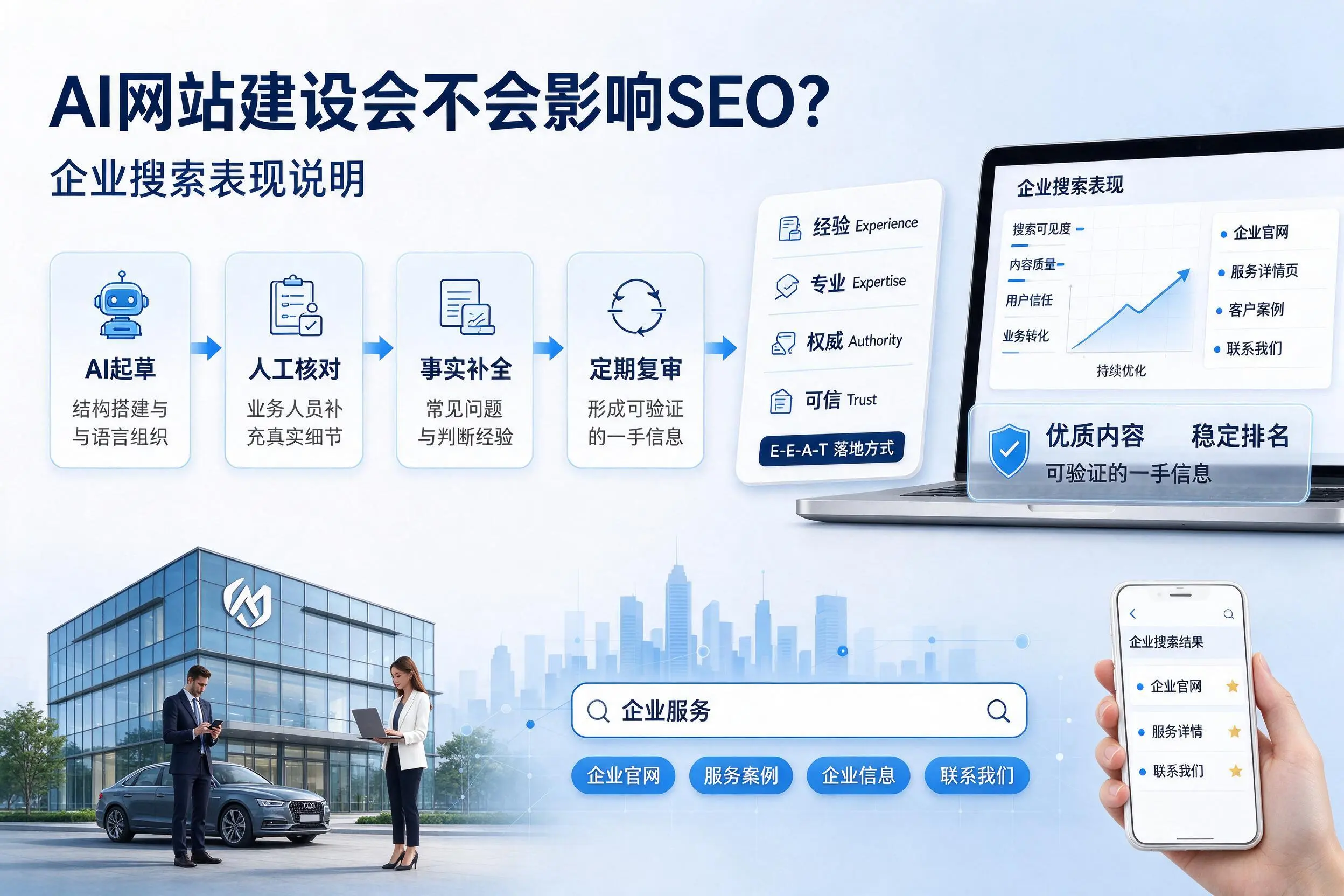 AI网站建设会不会影响SEO？广东企业搜索表现说明