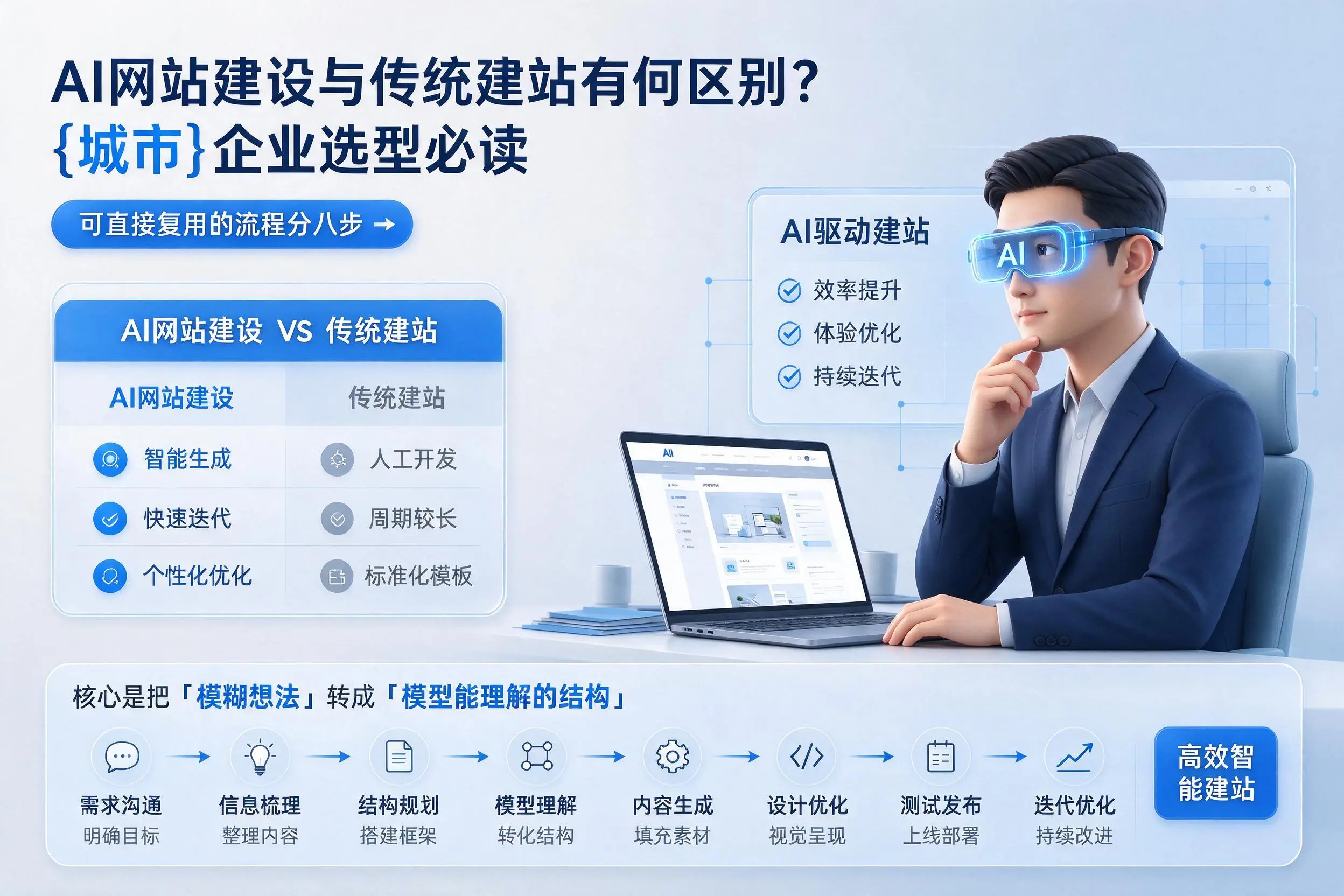 AI网站建设与传统建站有何区别？广东企业选型必读