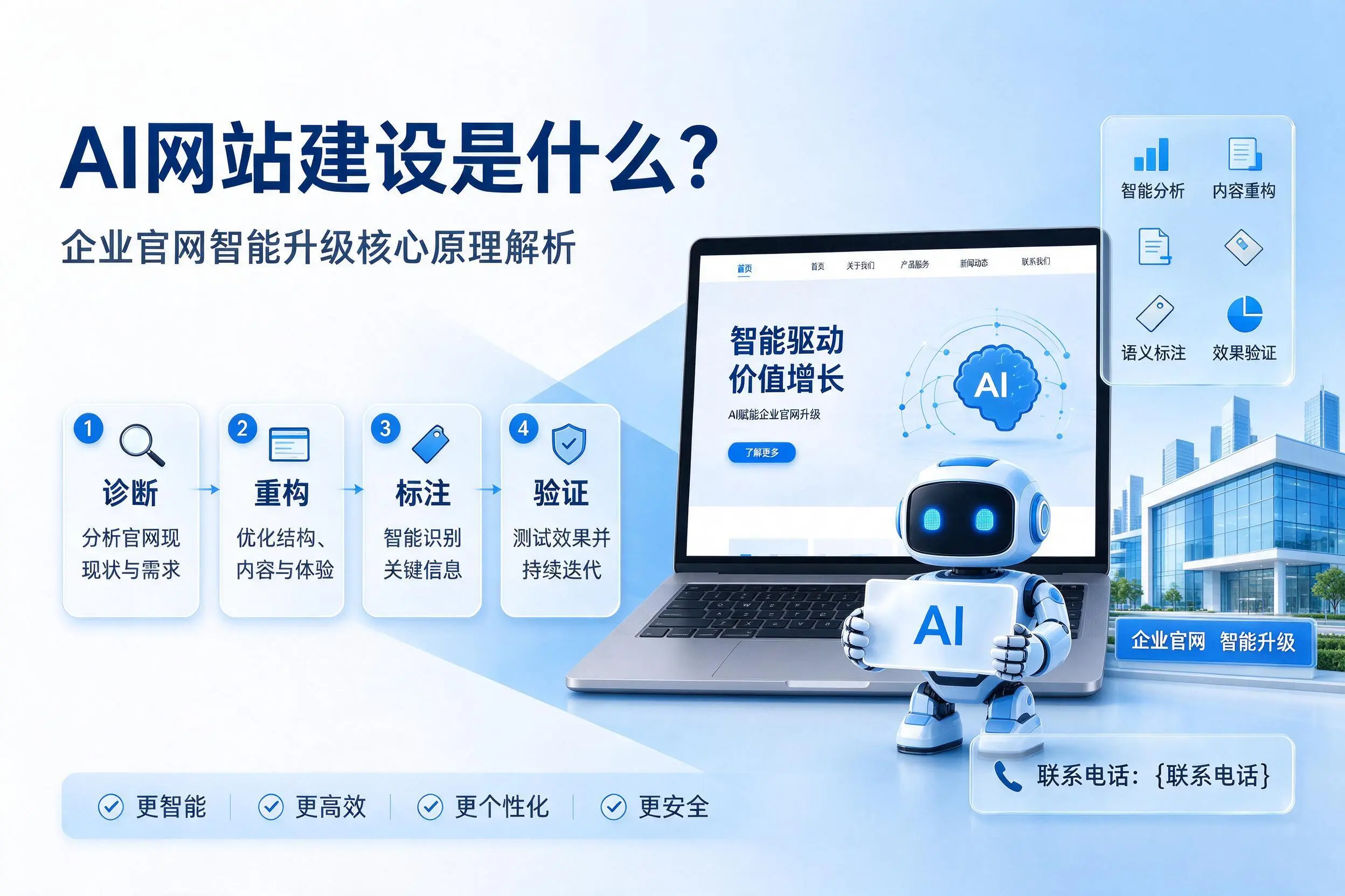 AI网站建设是什么?广东企业官网智能升级核心原理解析