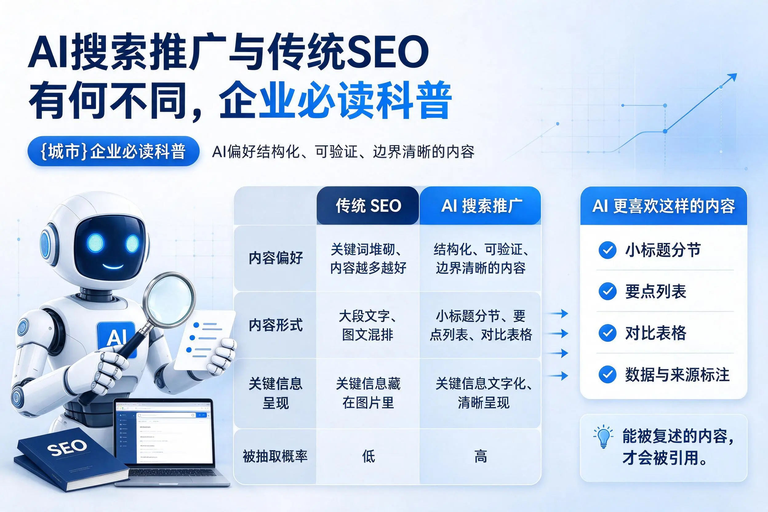AI搜索推广与传统SEO有何不同，广东企业必读科普